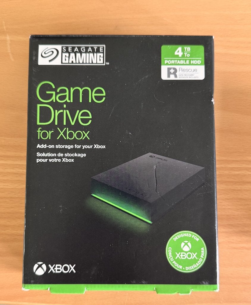 SEAGATE Disque dur externe 4 TB Game Drive Xbox, Ophalen, Zo goed als nieuw, Geheugenkaart, Xbox Series X