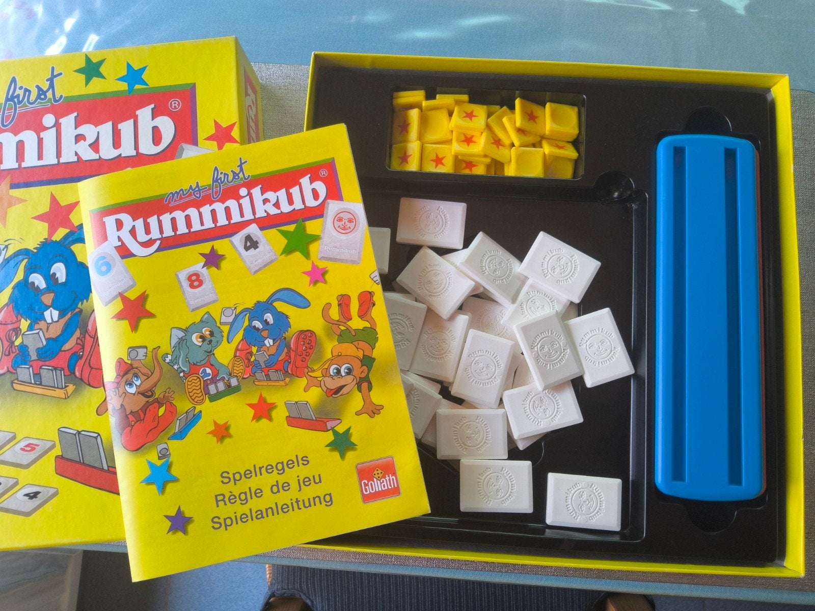 My first Rummikub 4 tot 10 jaar, in prima staat €10, Enlèvement, Comme neuf, Langue et Lecture