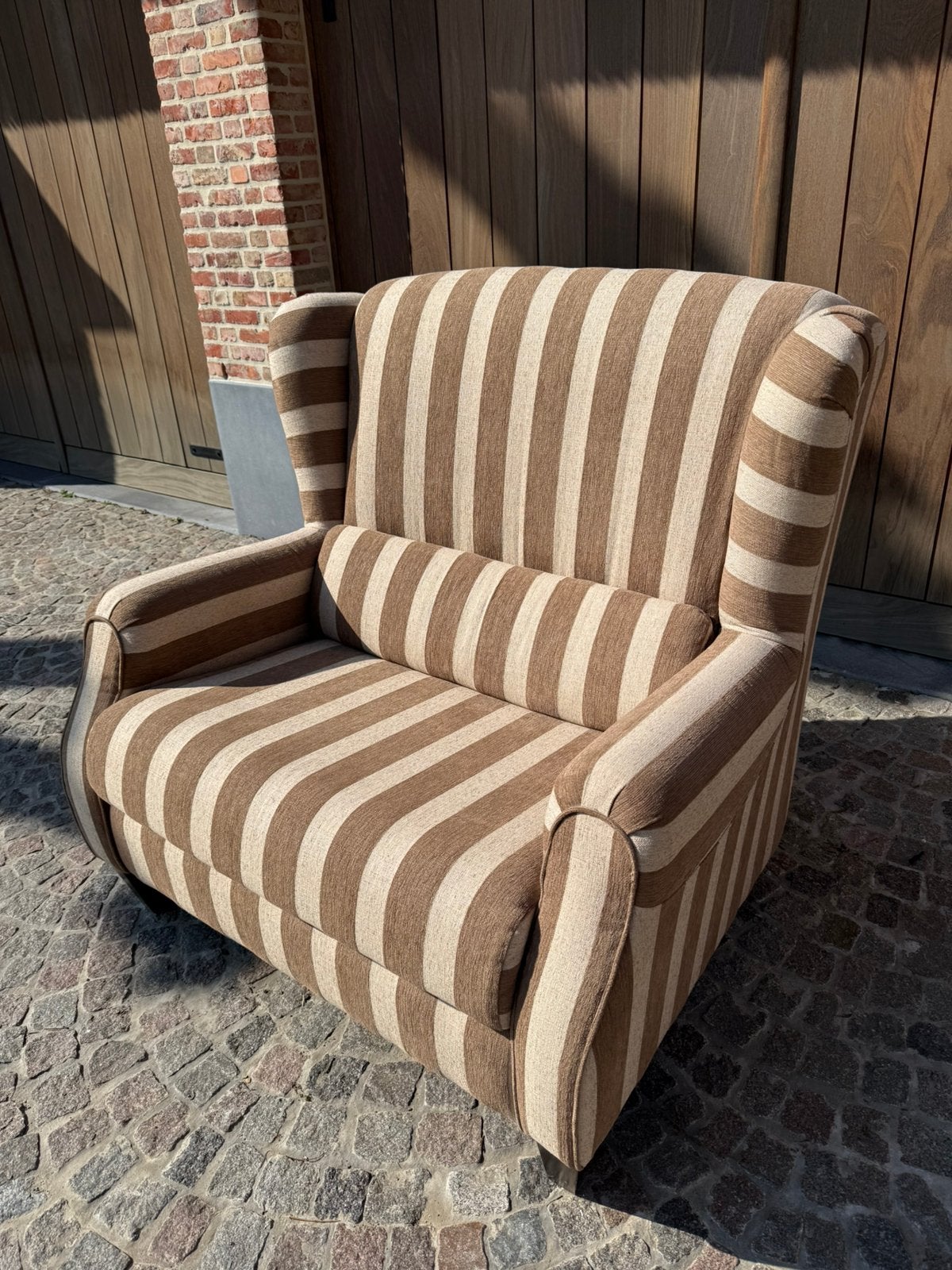 Loveseat 2-zits zetel, landelijke stijl, Ophalen, Zo goed als nieuw