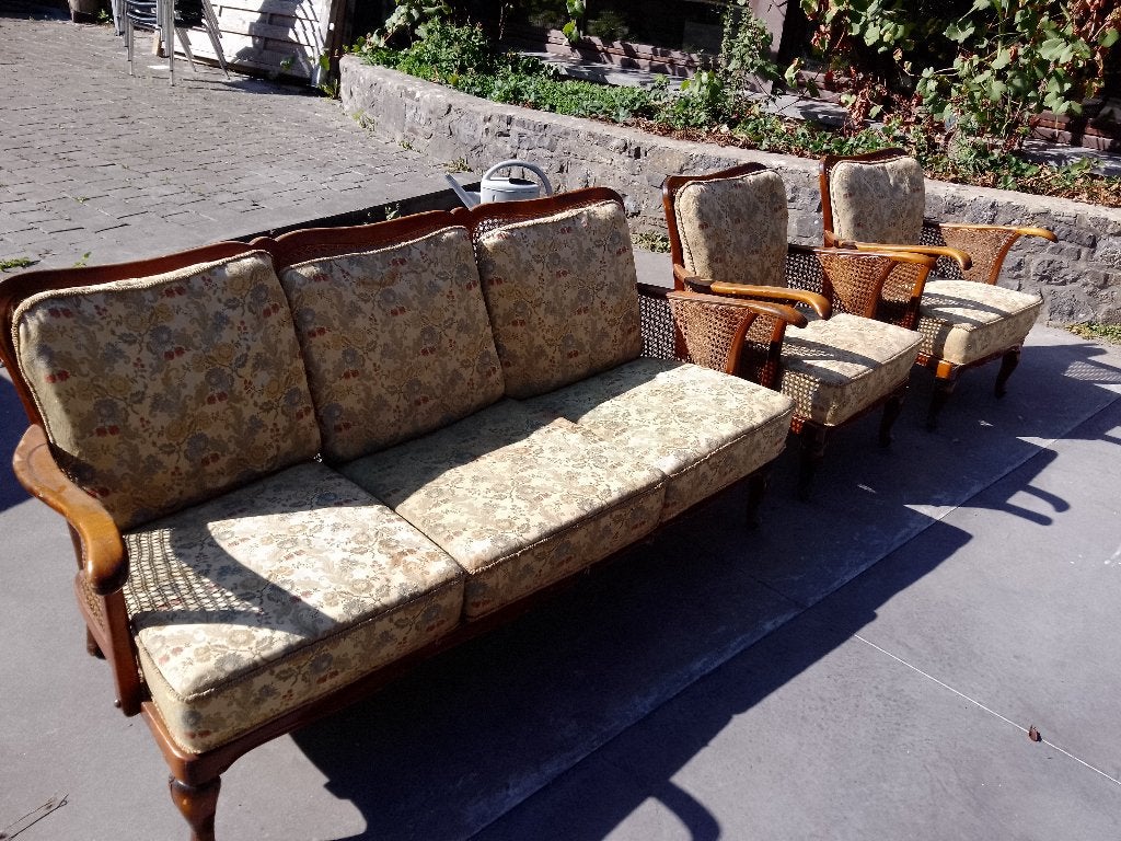 A donner: ensemble canapé + 2 fauteuils, Enlèvement