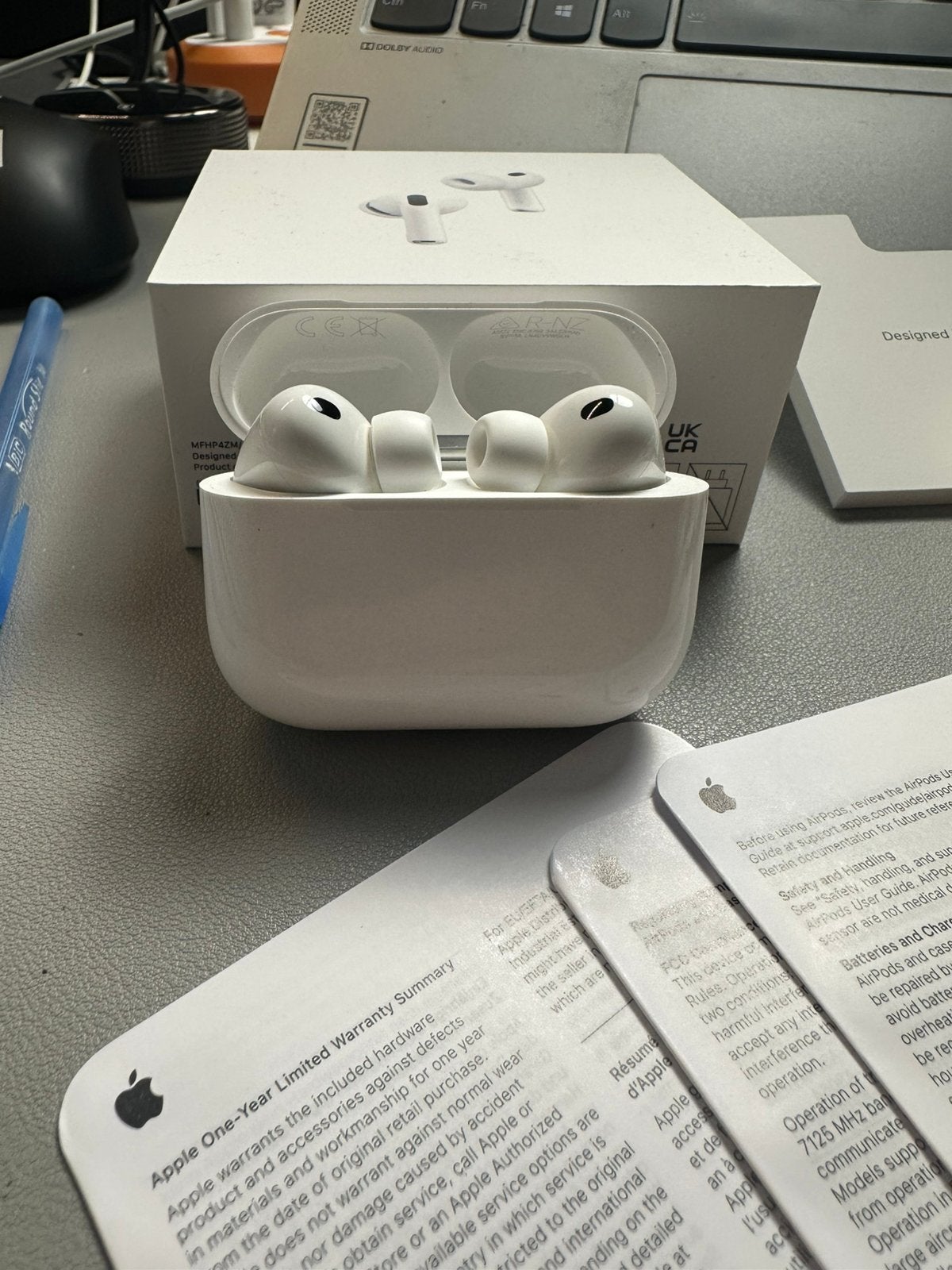 Apple AirPods Pro (3e generatie), Audio, Tv en Foto, Hoofdtelefoons, In-ear, Bluetooth, Ophalen of Verzenden, Zo goed als nieuw