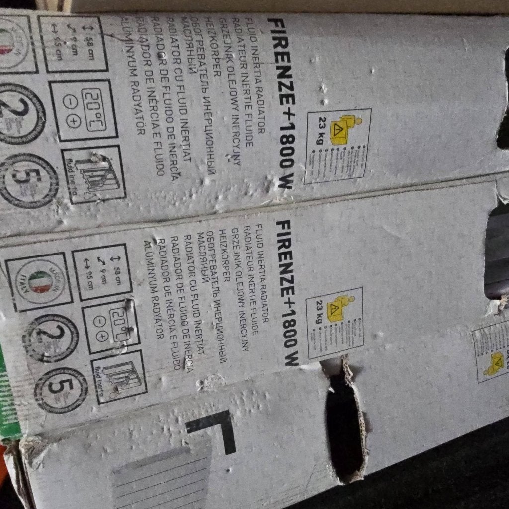 Radiateur électrique à inertie fluide 1800W Firenze 2, Ophalen, Nieuw, 800 watt of meer, Radiator