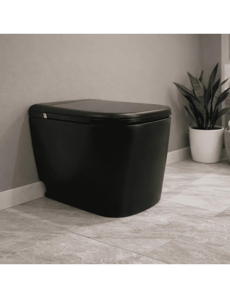 WC japonais lavant séchant au sol AQUAPRESTIGE noir, Enlèvement ou Envoi, Neuf, Toilettes