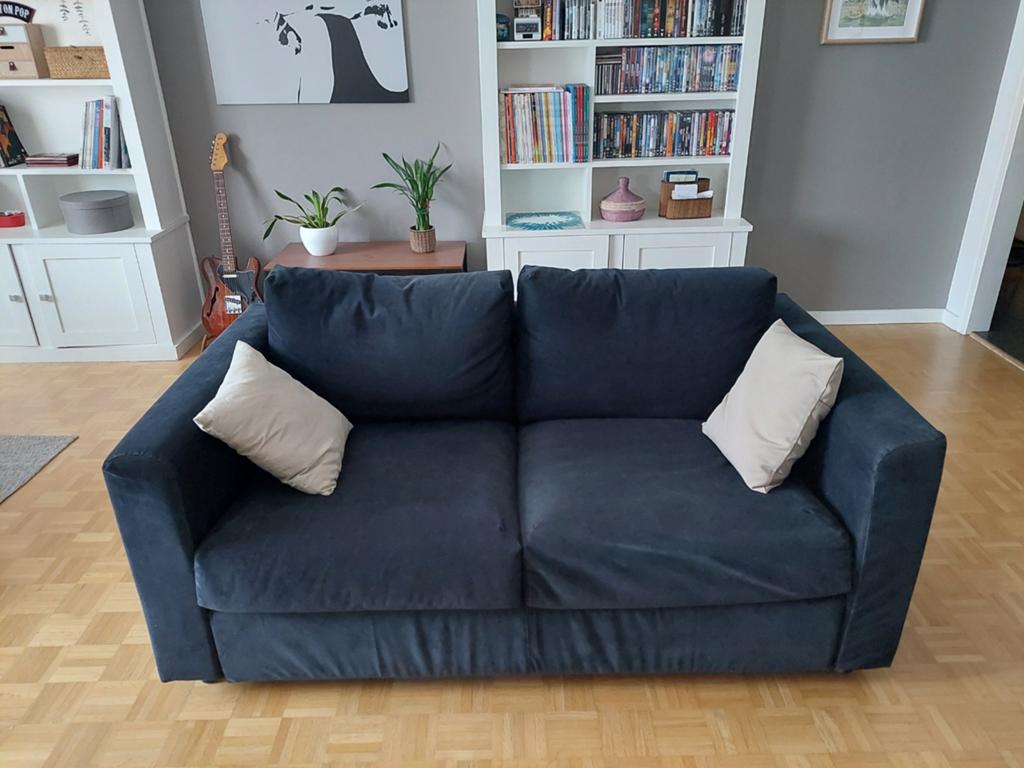 Canape Ikea Vimle bleu foncé, Maison & Meubles, Enlèvement