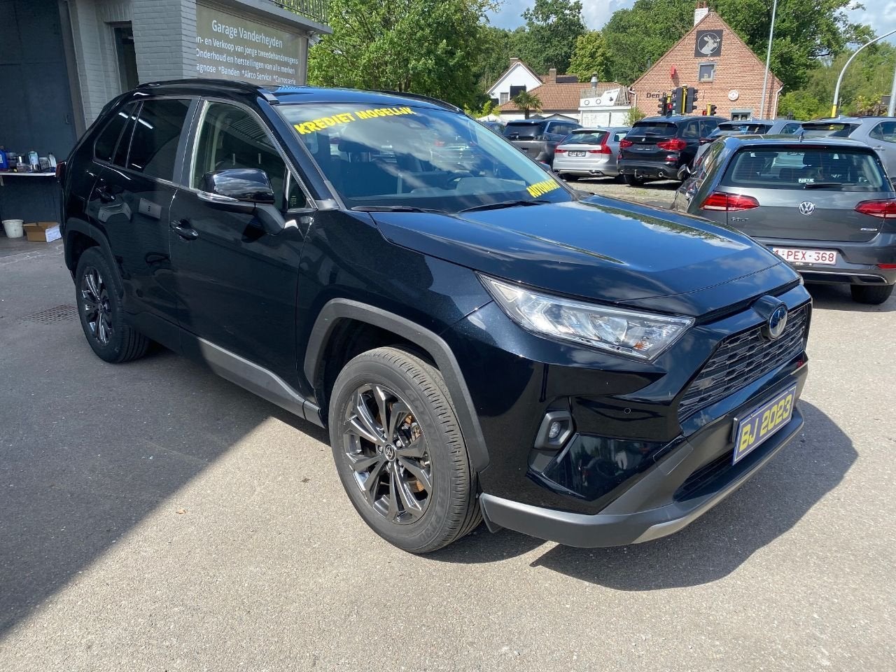 Toyota RAV4 Hybrid 4x2 DYNAMIC (bj 2023, automaat), Auto's, Stof, Gebruikt, 4 cilinders, 2487 cc