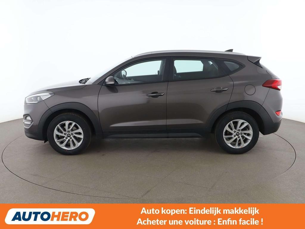 Hyundai Tucson 1.7 CRDi Trend blue 2WD (bj 2016), Auto's, Hyundai, Voorwielaandrijving, Stof, Gebruikt, Zwart
