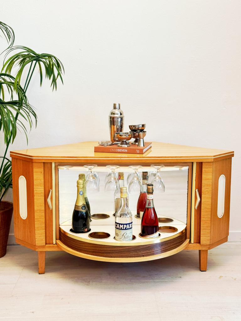 Meuble à boissons/bar vintage des années 1960, Enlèvement, Comme neuf