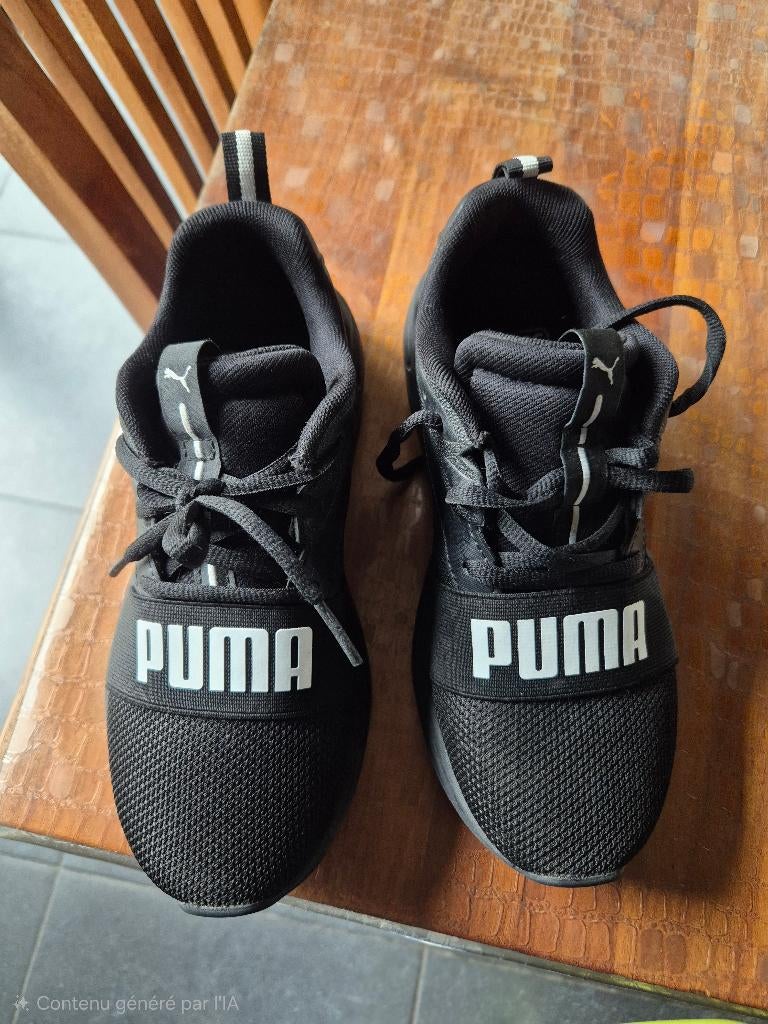 Puma noir pointure 36, Ophalen, Zo goed als nieuw, Schoenen