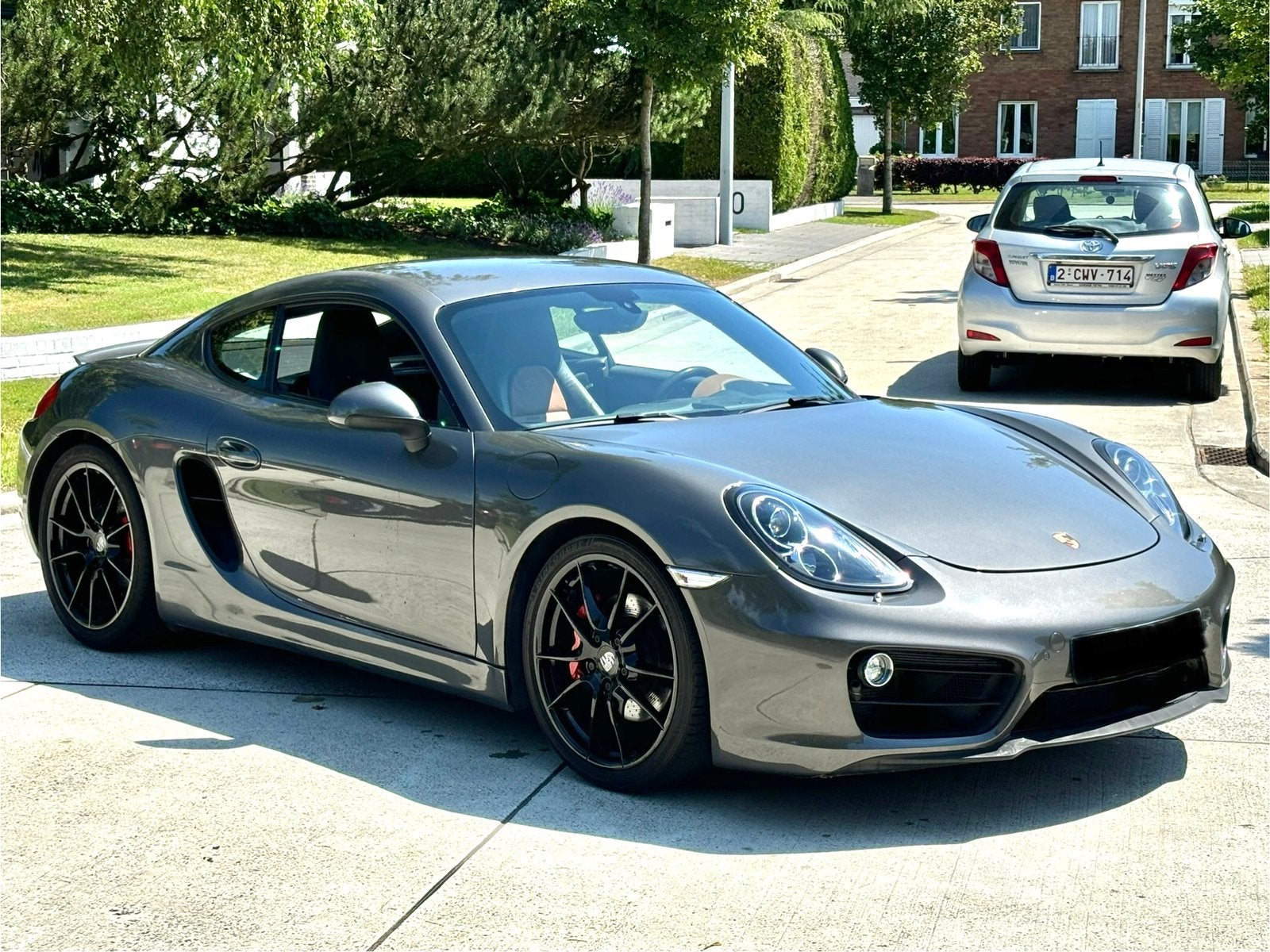 PORSCHE CAYMAN 3.4S 2014 50000KM, Auto's, Porsche, Automaat, Dealer onderhouden, Cayman, Leder