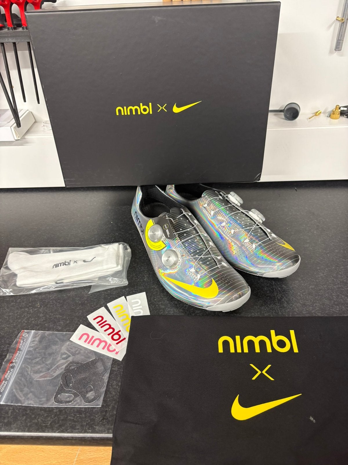 Nimbl x nike editie nieuw maat 45, Enlèvement ou Envoi, Comme neuf, Chaussures