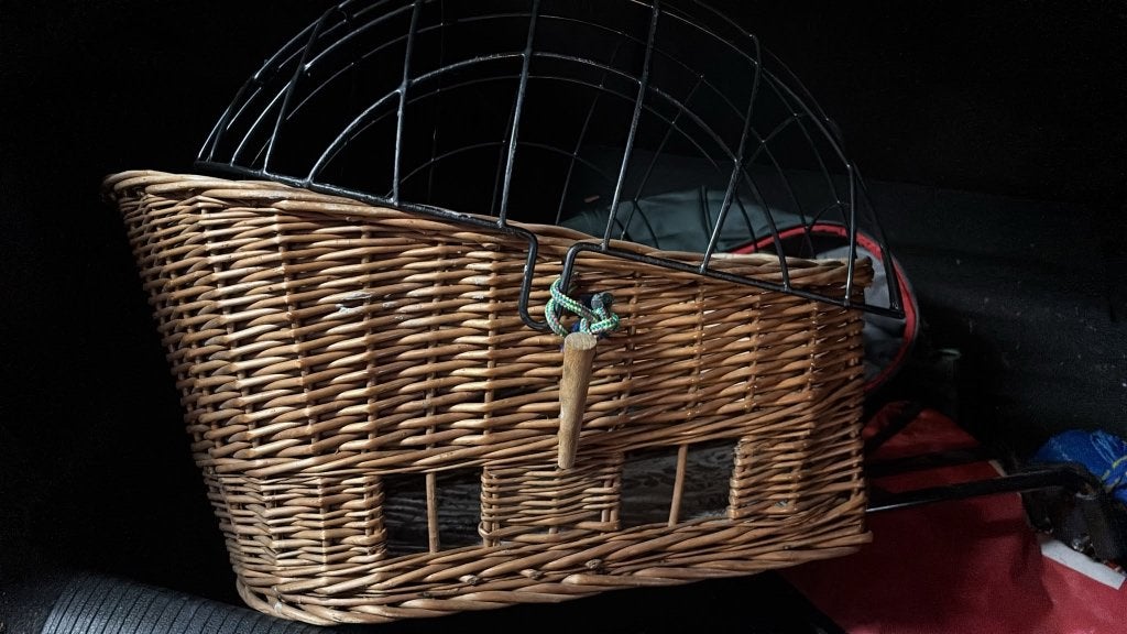 Panier à vélo pour chien, Enlèvement, Utilisé, Roseau