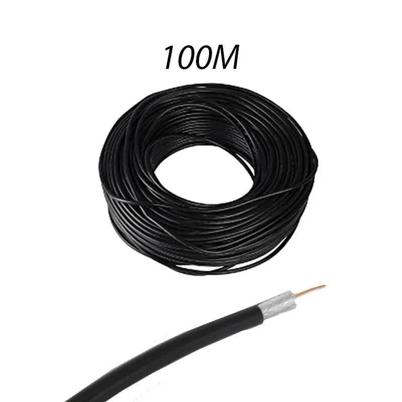 BOBINE 100M COAX NOIR câble telenet, Enlèvement, Comme neuf