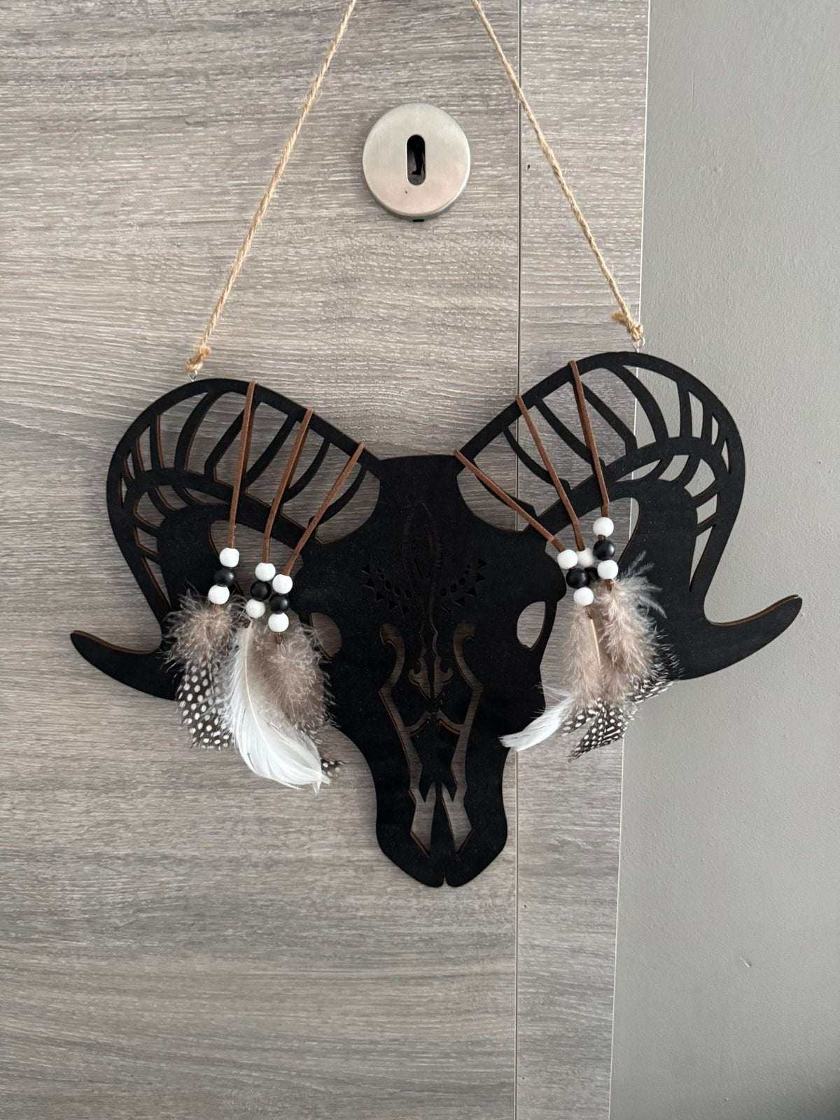 Ram in hout, Huis en Inrichting, Woonaccessoires | Wanddecoraties, Ophalen, Gebruikt, Decoratieobject, 32 cm