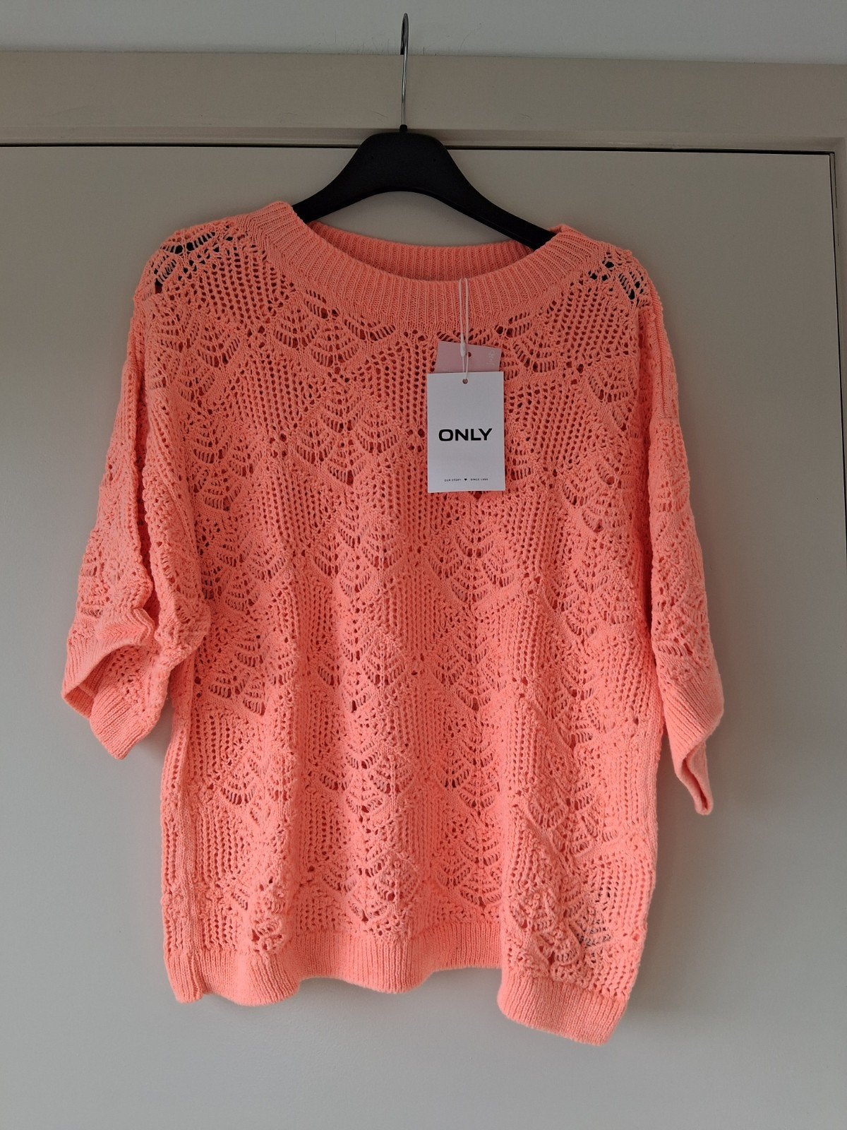 gebreide tshirt, Kleding | Dames, Maat 38/40 (M), Only, Nieuw, Oranje