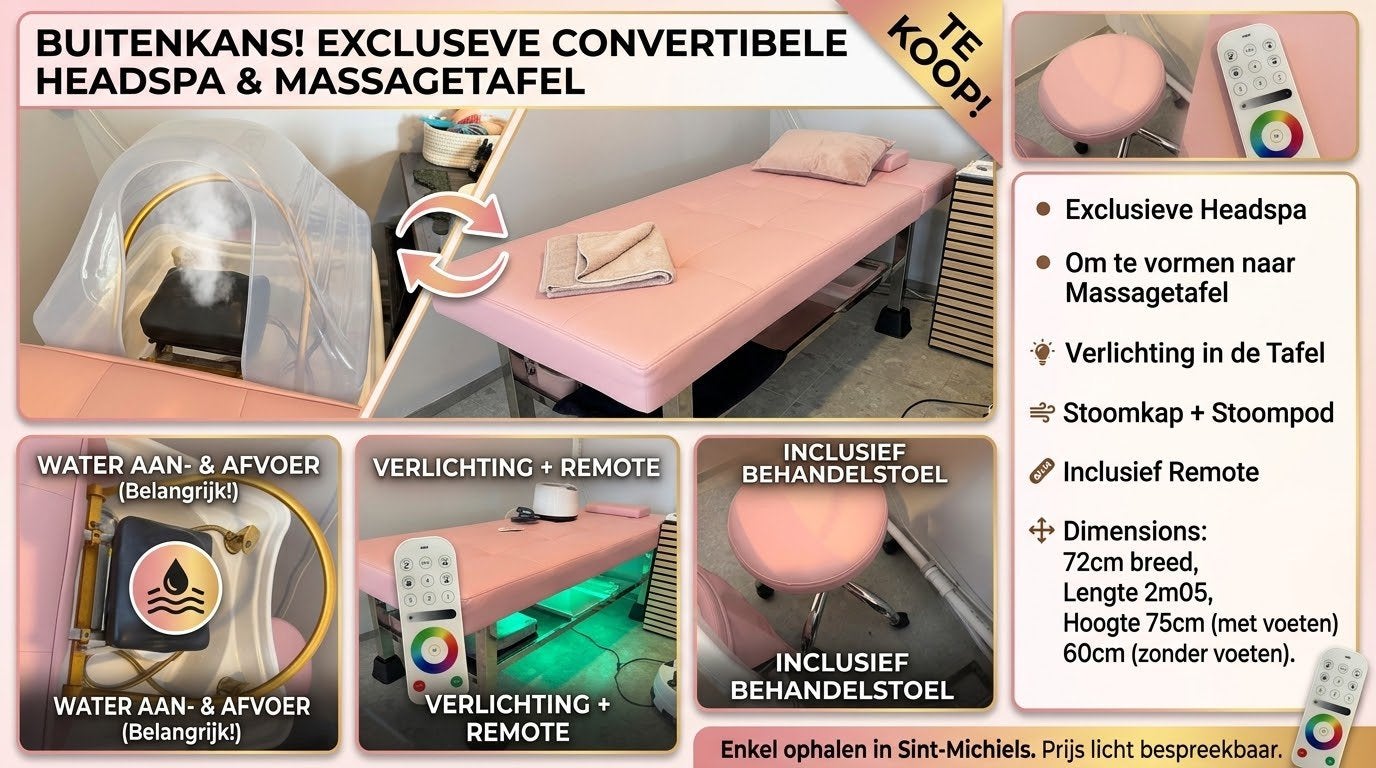 Belle opportunité ! Spa de tête exclusive a bruges, Enlèvement