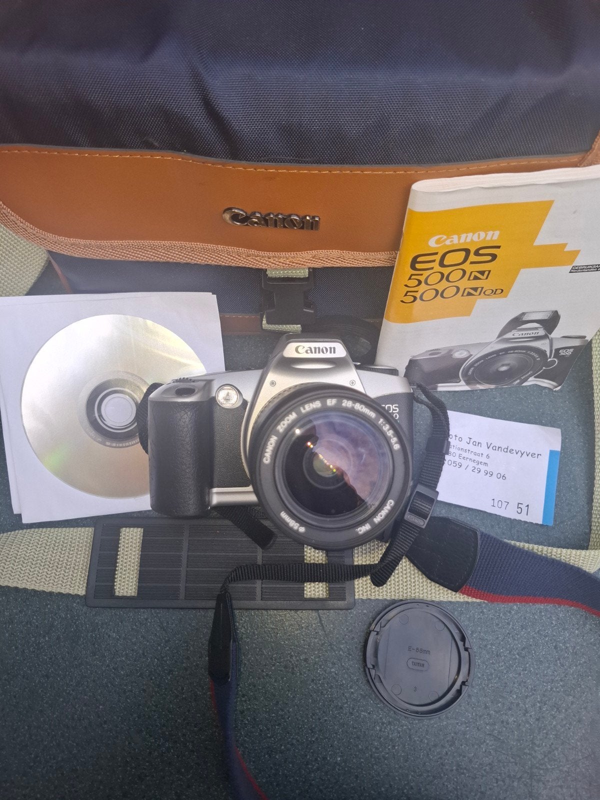 Canon eos 500nqd foto toestel, Audio, Tv en Foto, Ophalen, Gebruikt, Canon