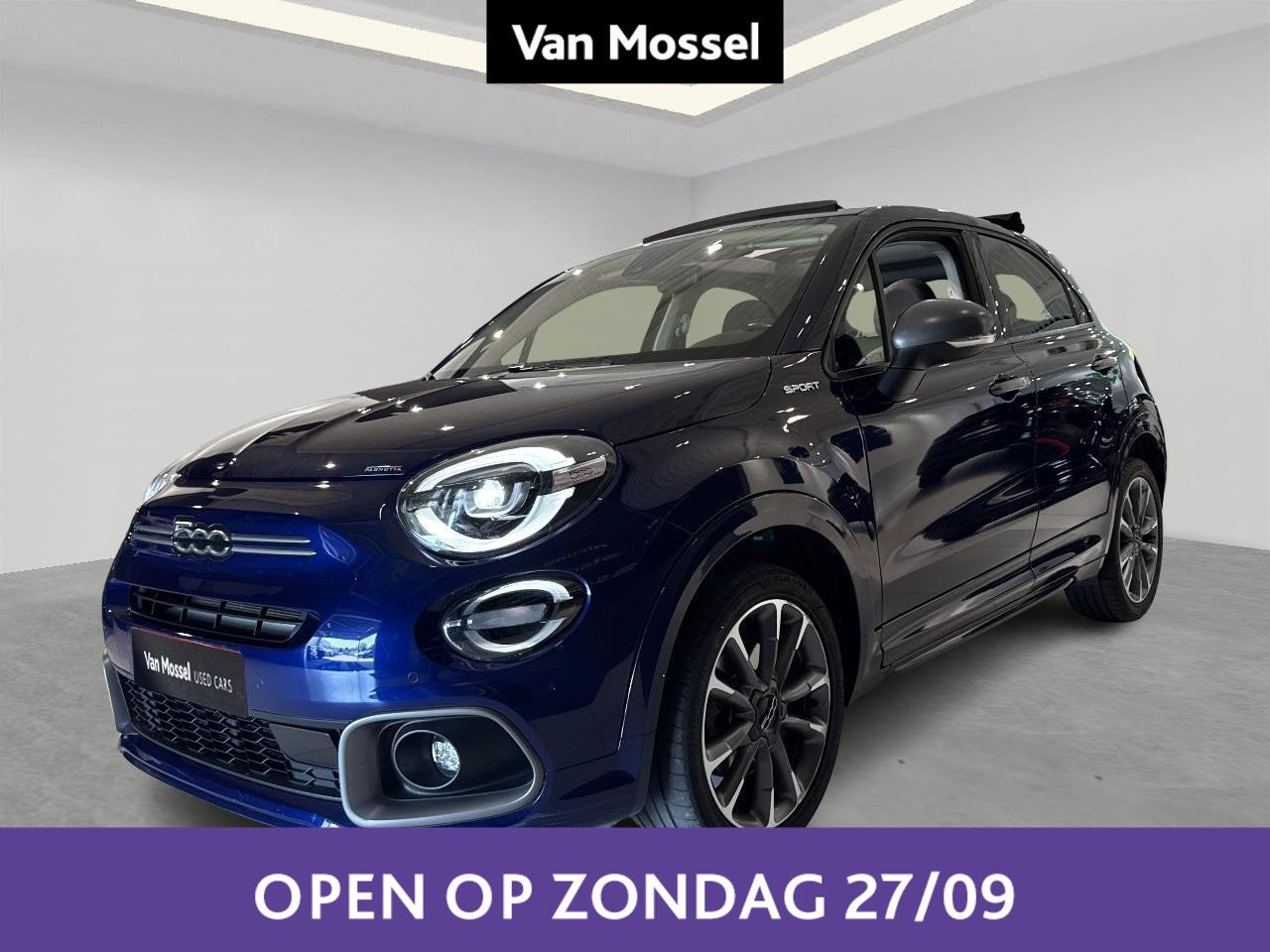 Fiat 500X 1.5 Hybrid Sport Cabrio (automatique), Autos, Entreprise, 1469 cm³, Carnet d'entretien, 500X