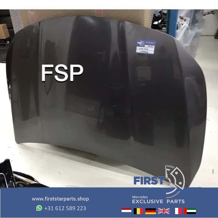 W117 CLA originele Motorkap Mercedes 2013-2018 ZWART WIT GRI, Gebruikt, -, Ophalen of Verzenden, -