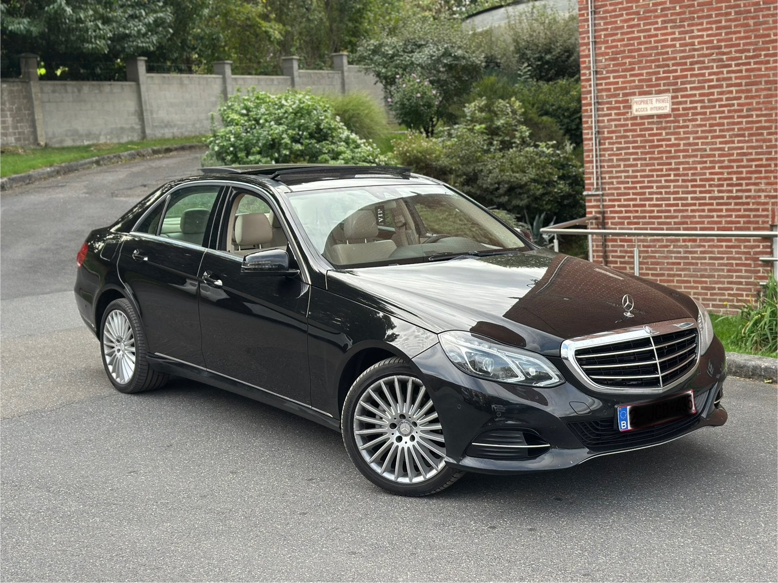 Mercedes-benz classe e 200d euro 6b panoramique/automatique, Autos, Cuir, Achat, Beige, Sièges électriques