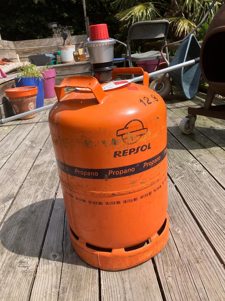 Gasflessen, Caravans en Kamperen, Kampeeraccessoires, Ophalen, Gebruikt