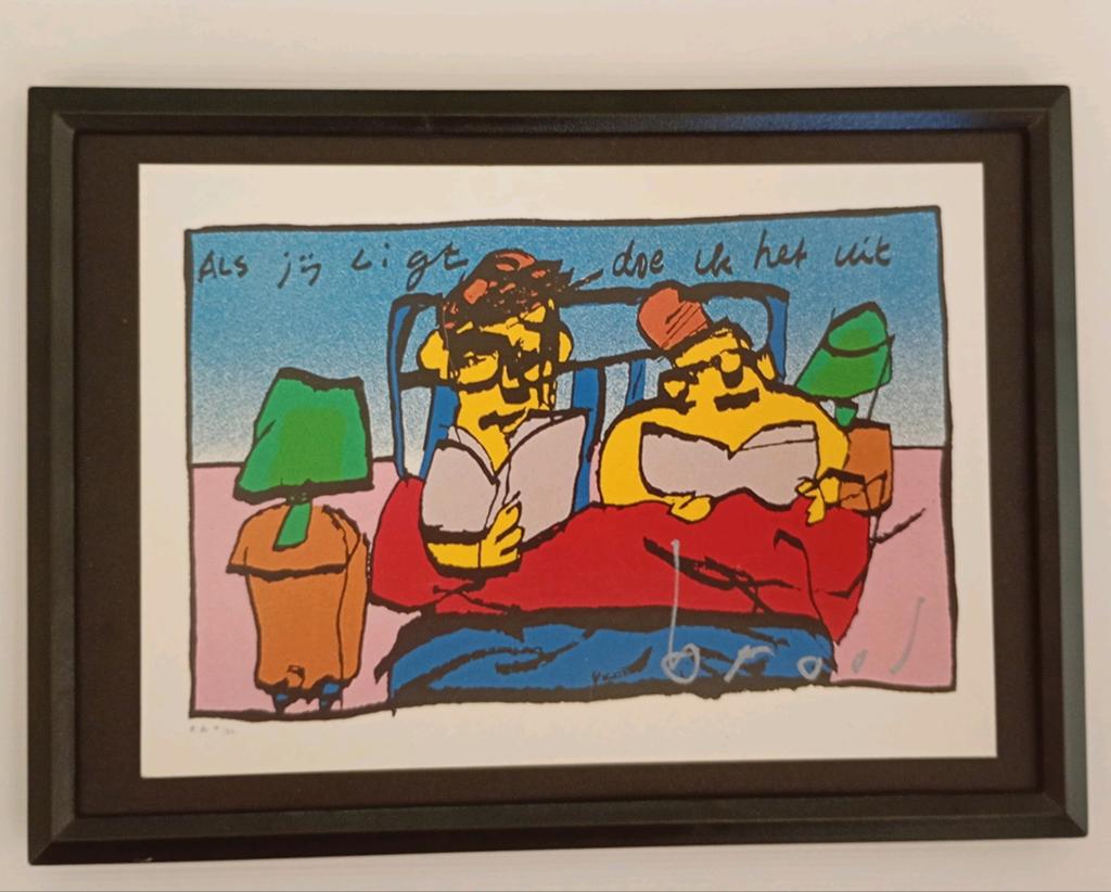Brood Herman als jij ligt doe ik het licht uit, Antiek en Kunst, Ophalen of Verzenden
