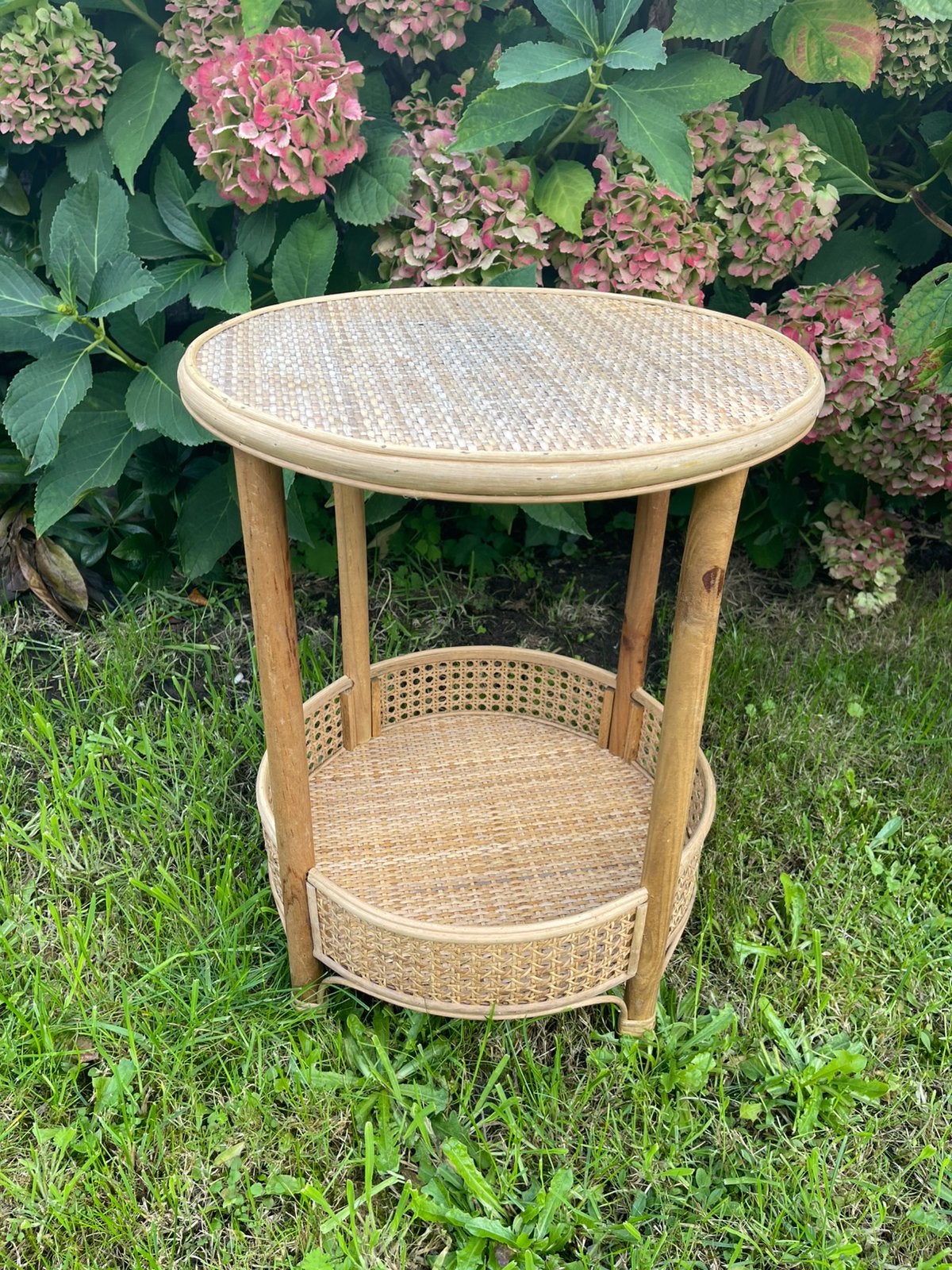 Rotan tafeltje, Huis en Inrichting, Ophalen, Zo goed als nieuw