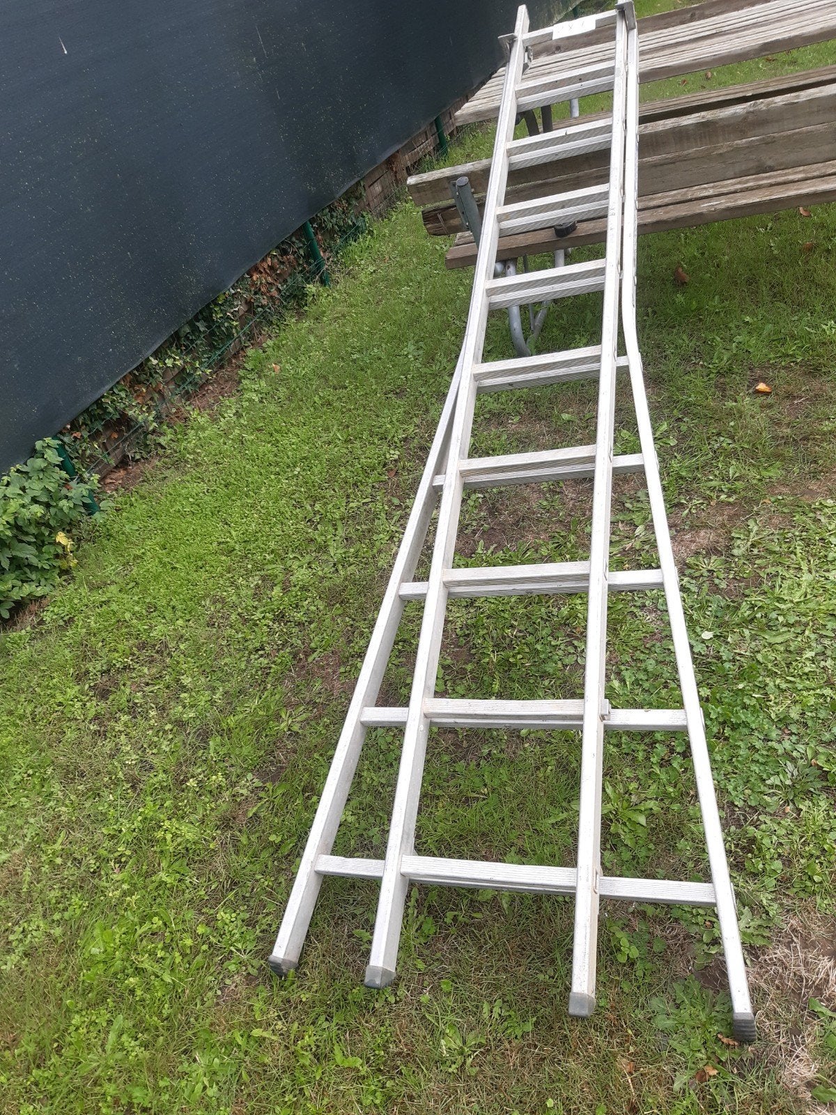 alu ladder 2x9, Ophalen of Verzenden