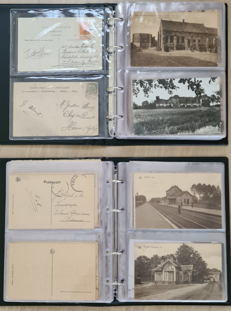 oude postkaarten Grobbendonk en Bouwel, Verzamelen, Ophalen, Gelopen, Antwerpen