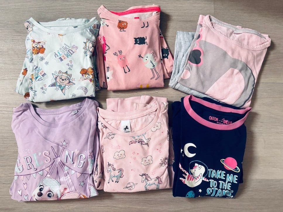 Pyjama’s maat 110/116, Kinderen en Baby's, Kinderkleding | Maat 110, Ophalen, Gebruikt