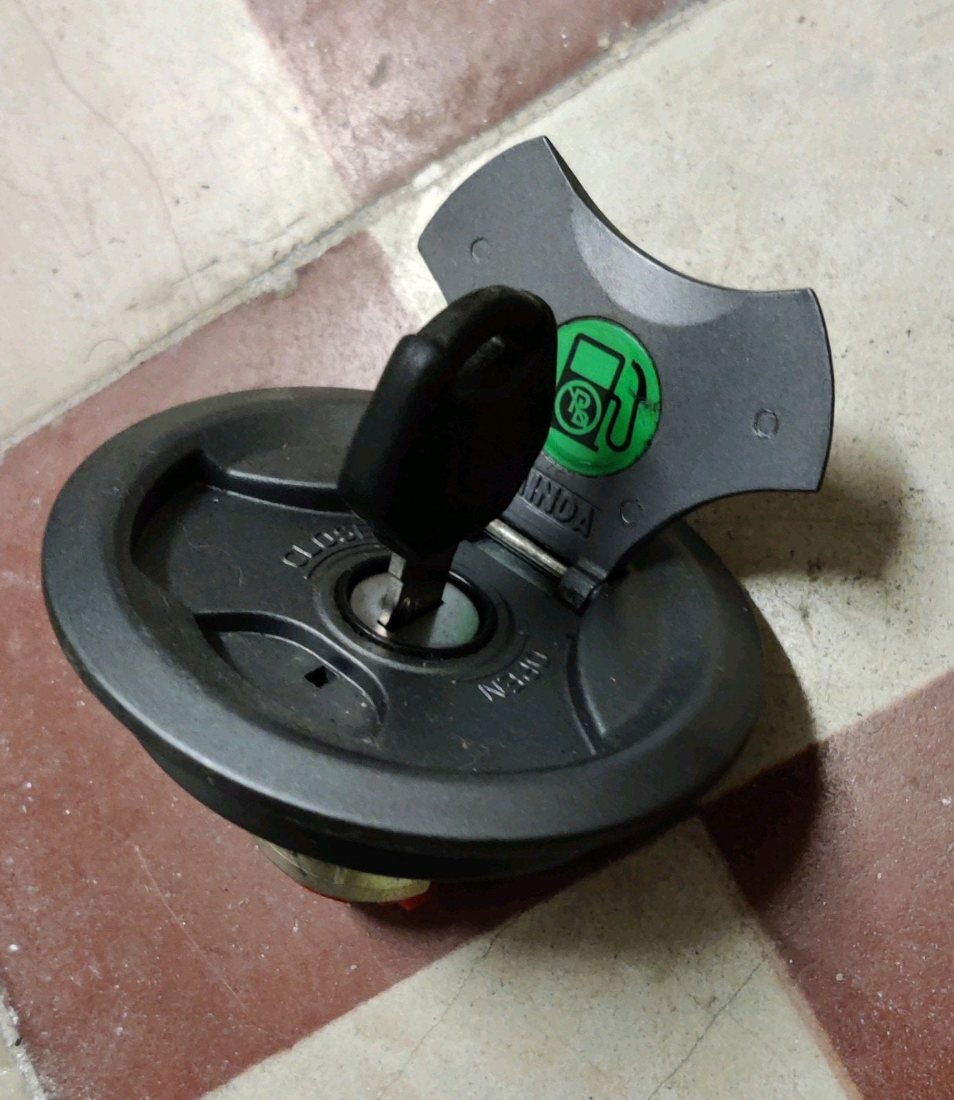Bouchon de réservoir avec clé Yamaha, Motos, Enlèvement, Utilisé