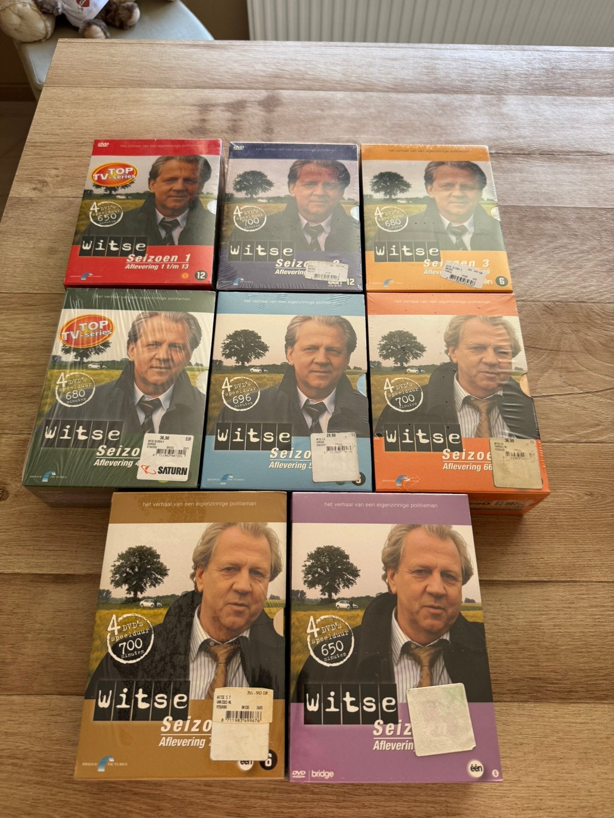 Witse seizoen 1-8 Nieuw in de verpakking, Ophalen, Zo goed als nieuw, Seizoen 1