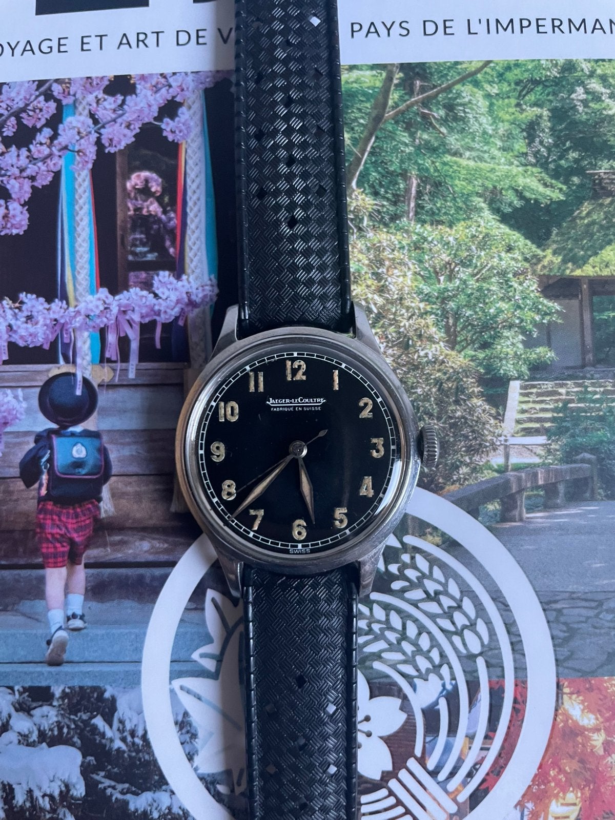 Jaeger LeCoultre P478 rare cadran noir, Bijoux, Sacs & Beauté, Montre-bracelet, Autres marques, Acier, Utilisé