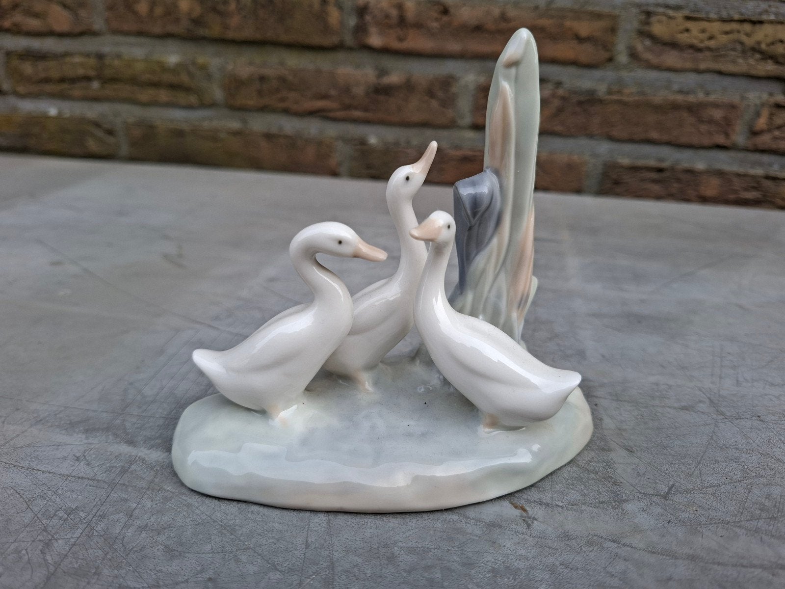 Nao by Lladro - Drie ganzen in het riet - porselein beeld, Enlèvement