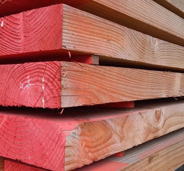 Gezocht! Douglas 63x175, Bricolage & Construction, Bois & Planches, Enlèvement, Comme neuf, Poutre