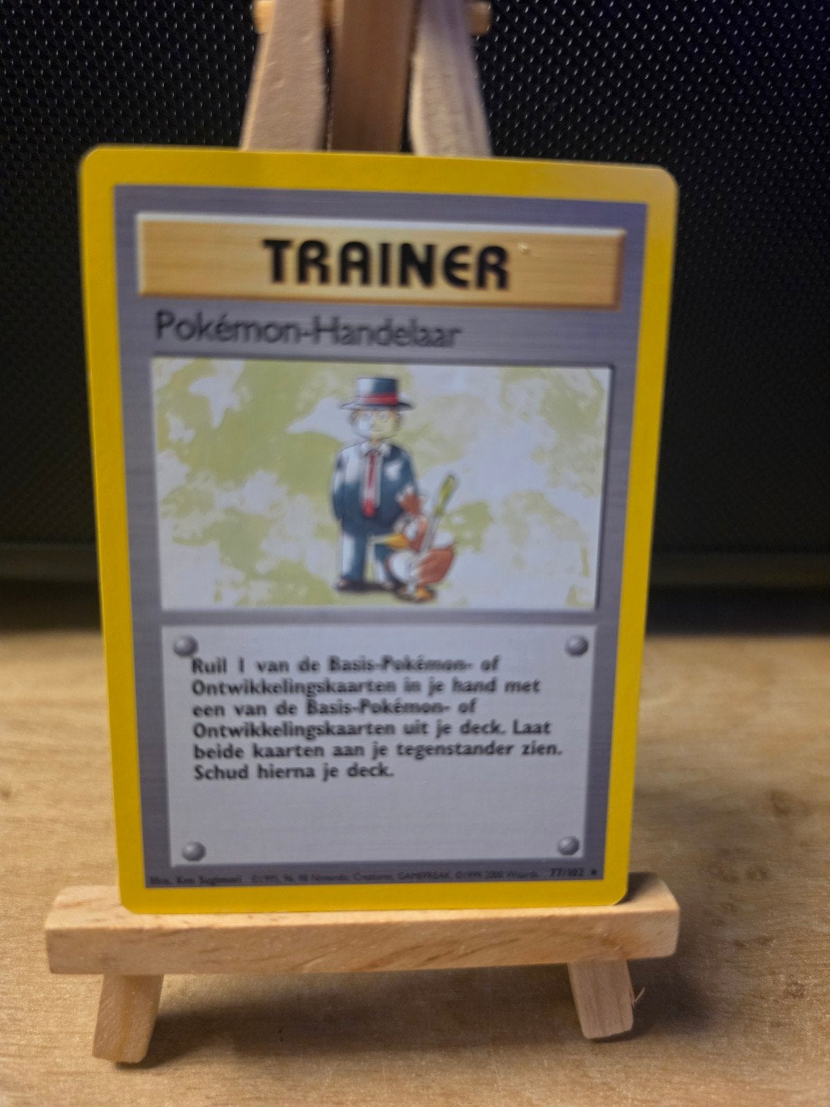 Pokemon handelaar 77/102, Enlèvement
