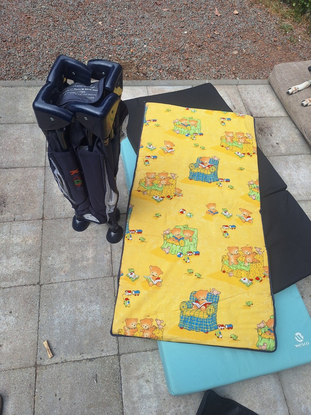 peuterbedje met 2 matrasjes, Ophalen, Matras