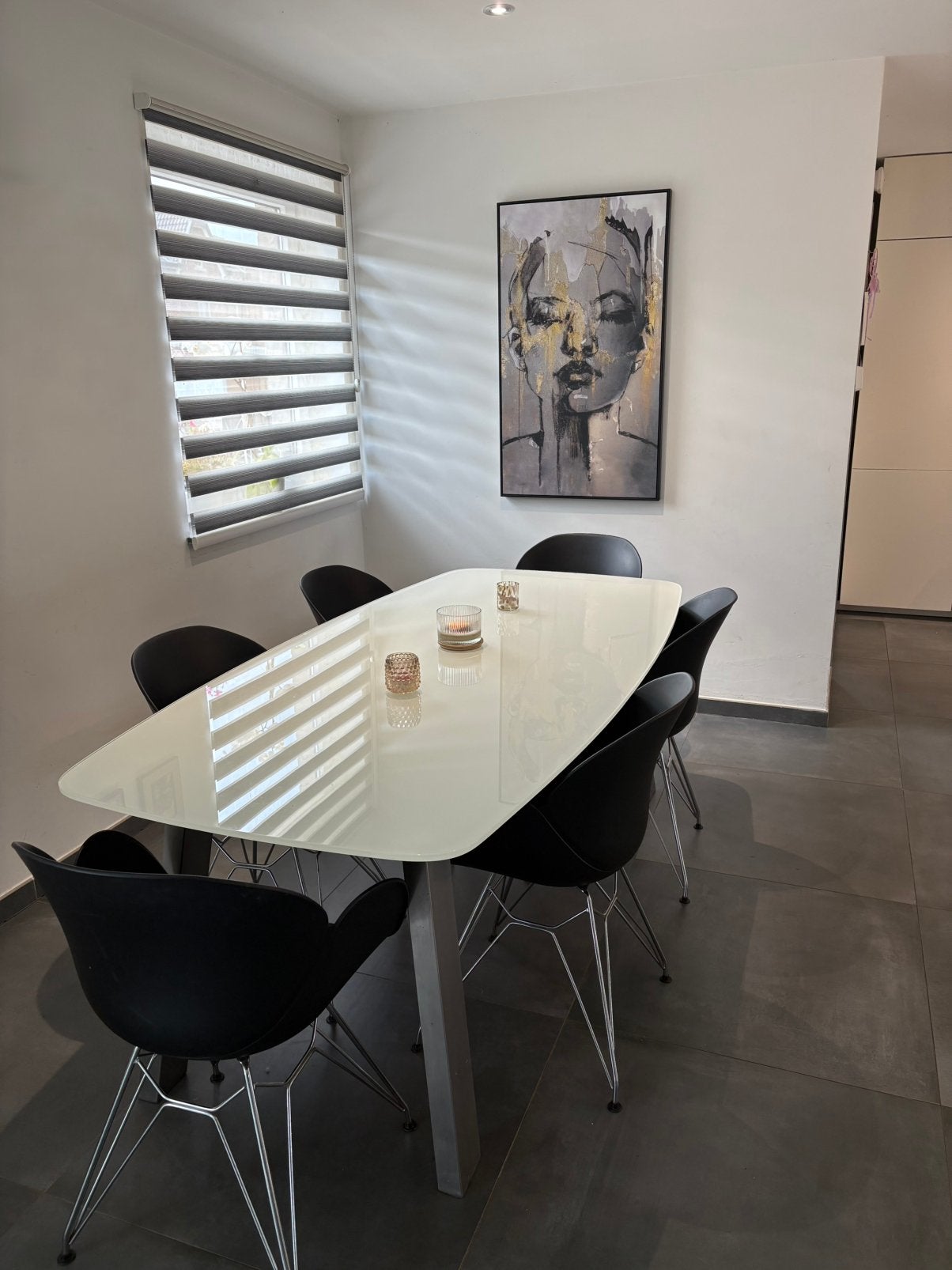Glazen eettafel, Ophalen, Gebruikt