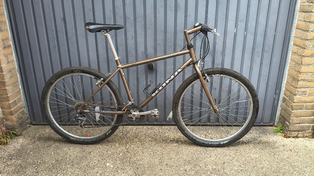 vintage Kona Hahanna mountainbike, Fietsen en Brommers, Fietsen | Mountainbikes en ATB, Ophalen, Gebruikt, Velgrem, 45 tot 49 cm