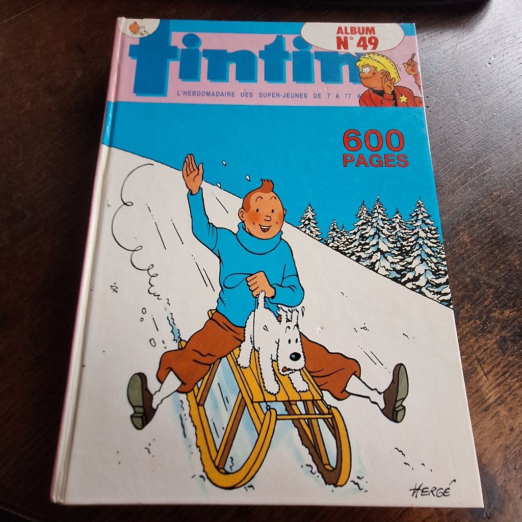 reliure éditeur tintin no 49 1984, Une BD, Utilisé, Divers auteurs, Envoi