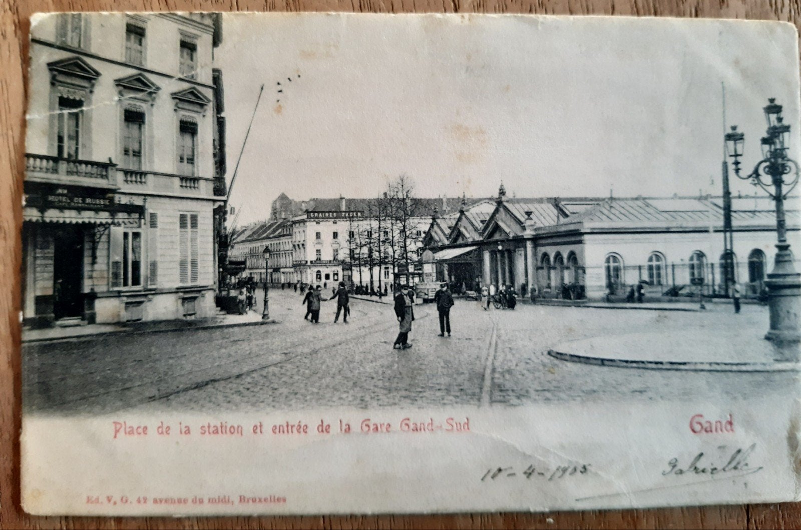 GENT GAND la gare du Sud ZUIDSTATION, Verzamelen, Ophalen of Verzenden