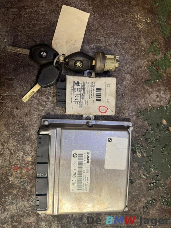 DDE module + EWS + sleutel  BMW X5 E53 E46 7789376, Gebruikt, Ophalen of Verzenden, BMW, BMW