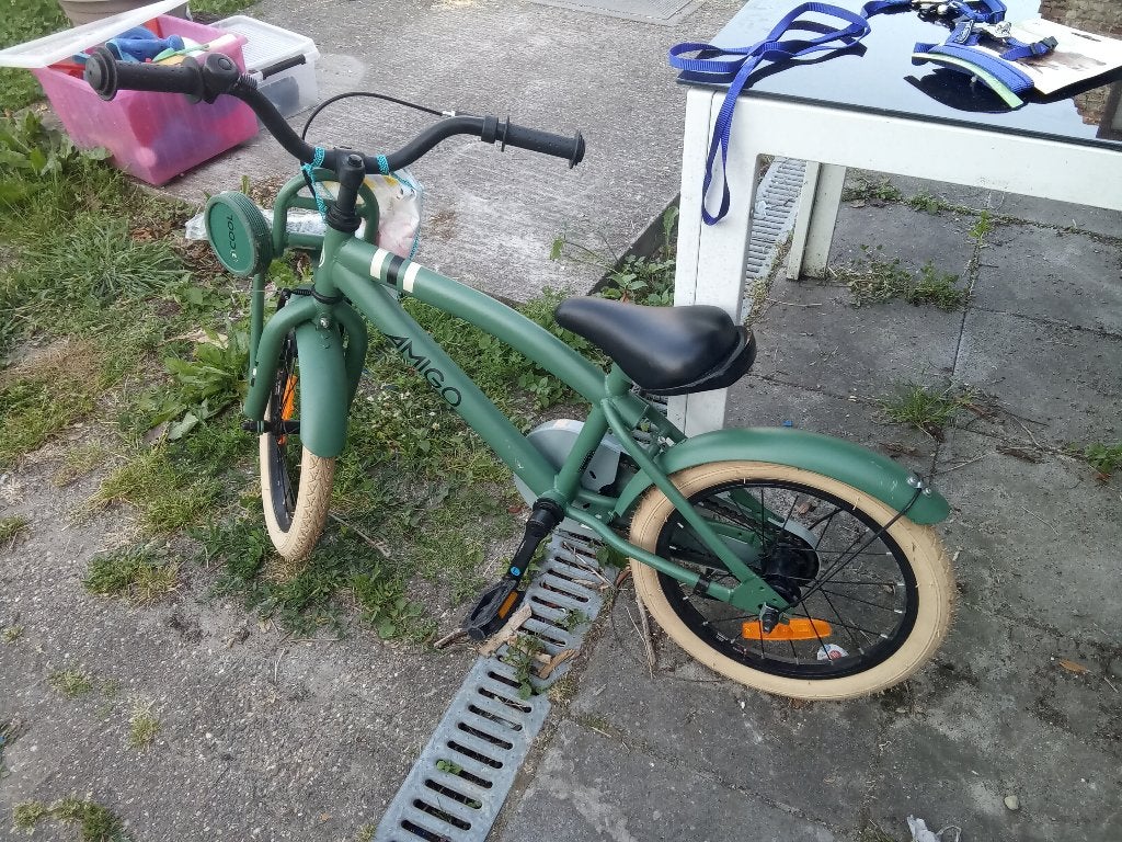 Kinderfiets, Ophalen