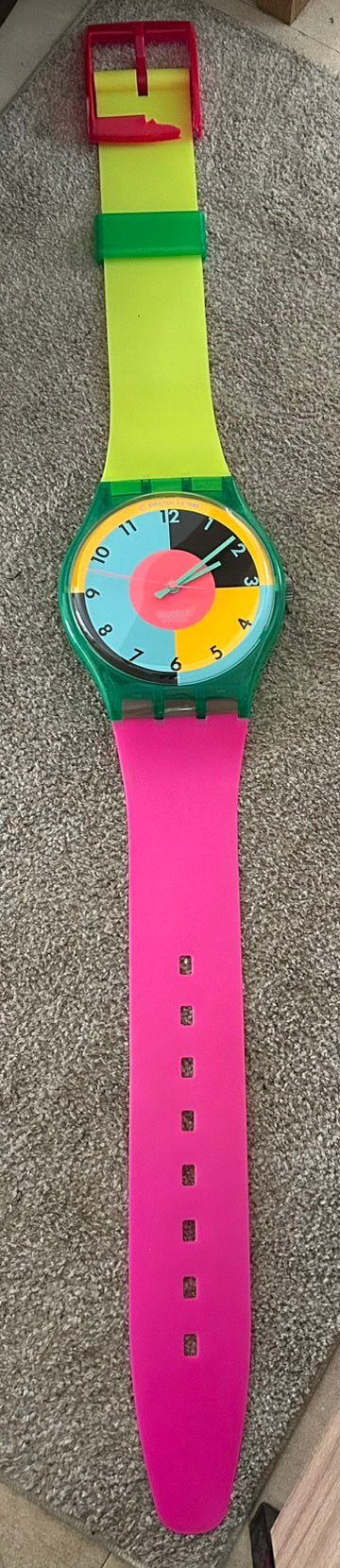 Maxi Swatch “Hot Racer”, Enlèvement, Utilisé