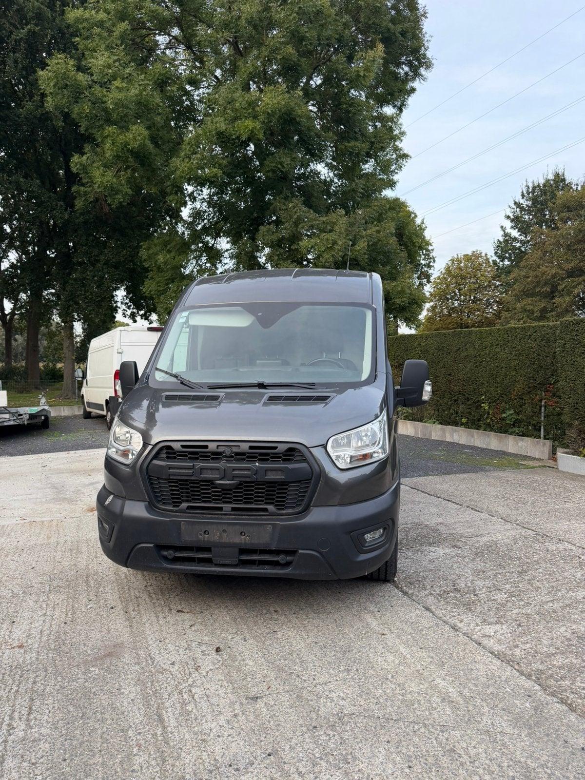 Ford Transit 2.0 bj 2021 ️uitstekende staat️, Auto's, 4 deurs, Parkeersensor, Zwart, Bruin