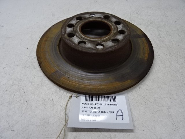 FREIN DISQUE ARRIÈRE Volkswagen Golf VII (AUA), Utilisé, Volkswagen