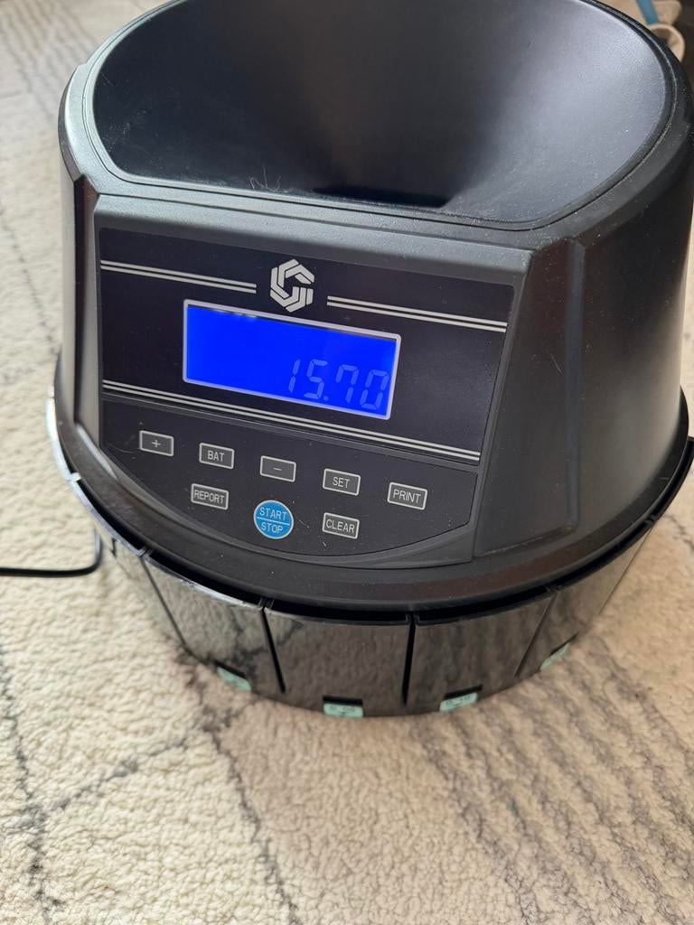 BRASQ munt teller en sorteerder, Zakelijke goederen, Kantoor en Winkelinrichting | Kassa's en Betaalsystemen, Ophalen