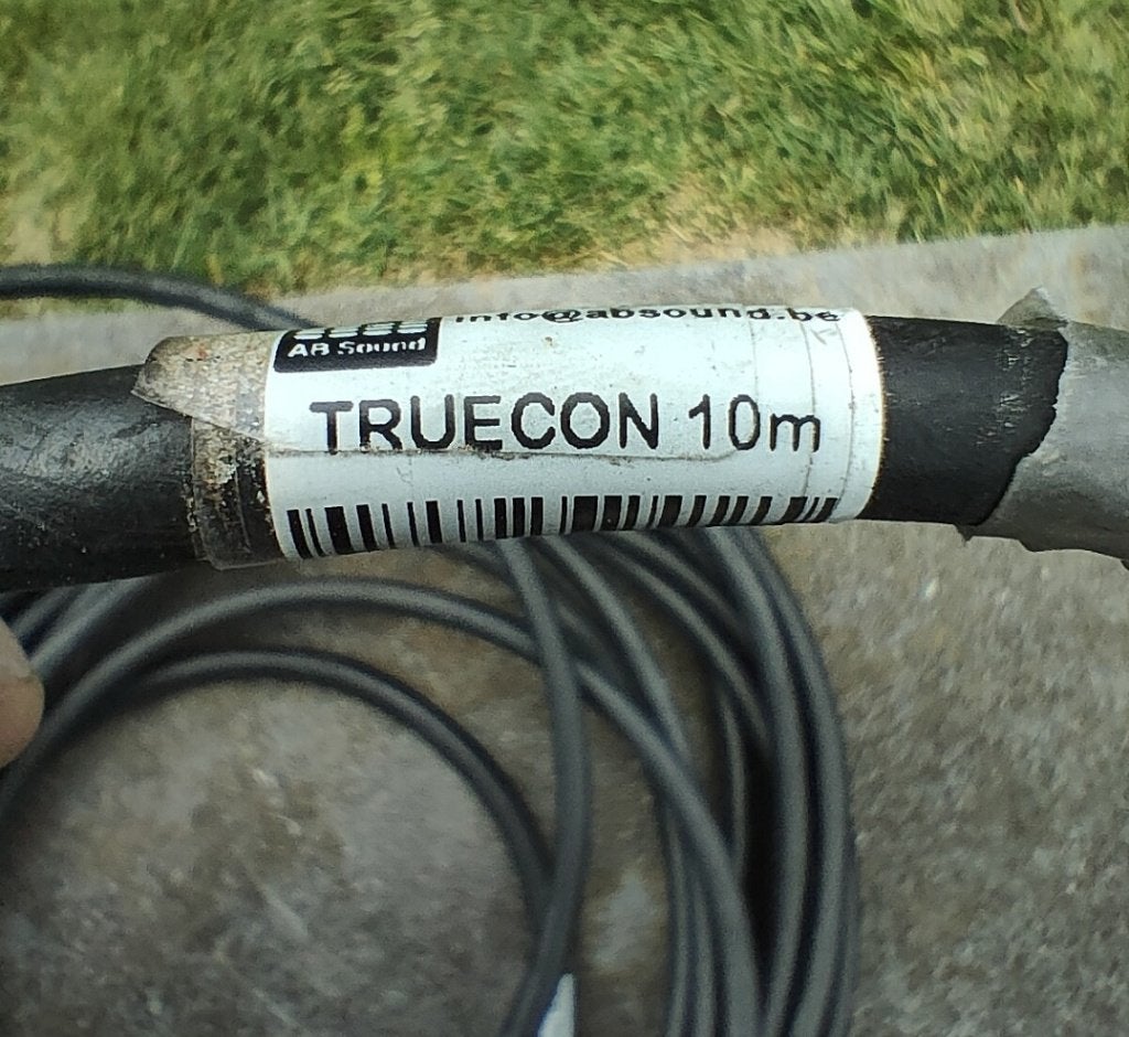 Câble professionnel TRUECON - 10 mètres, Enlèvement ou Envoi, Comme neuf, 10 mètres ou plus, Câble de haut-parleur