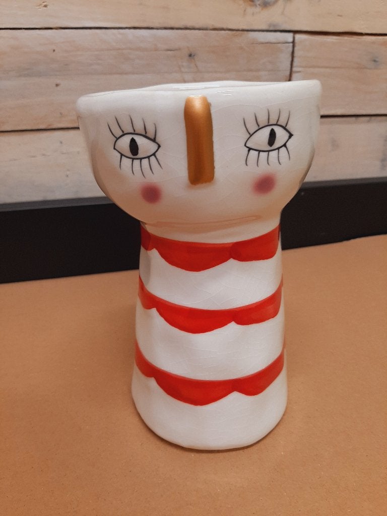 Vaas, Huis en Inrichting, Woonaccessoires | Vazen, Ophalen, Meerkleurig, Nieuw, 18 cm