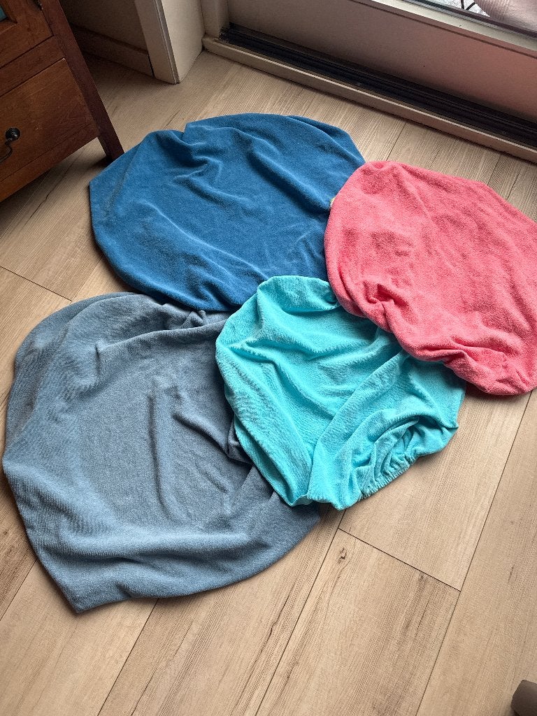 4 overtrekken voor verzorgingskussen, Ophalen of Verzenden, Gebruikt