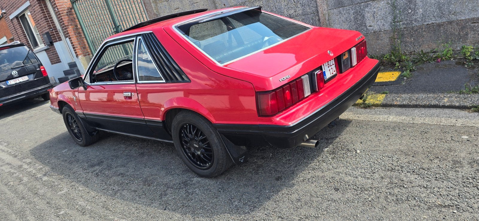 Mustang Ancêtres Essence LPG, Achterwielaandrijving, Zwart, 2300 cc, Leder